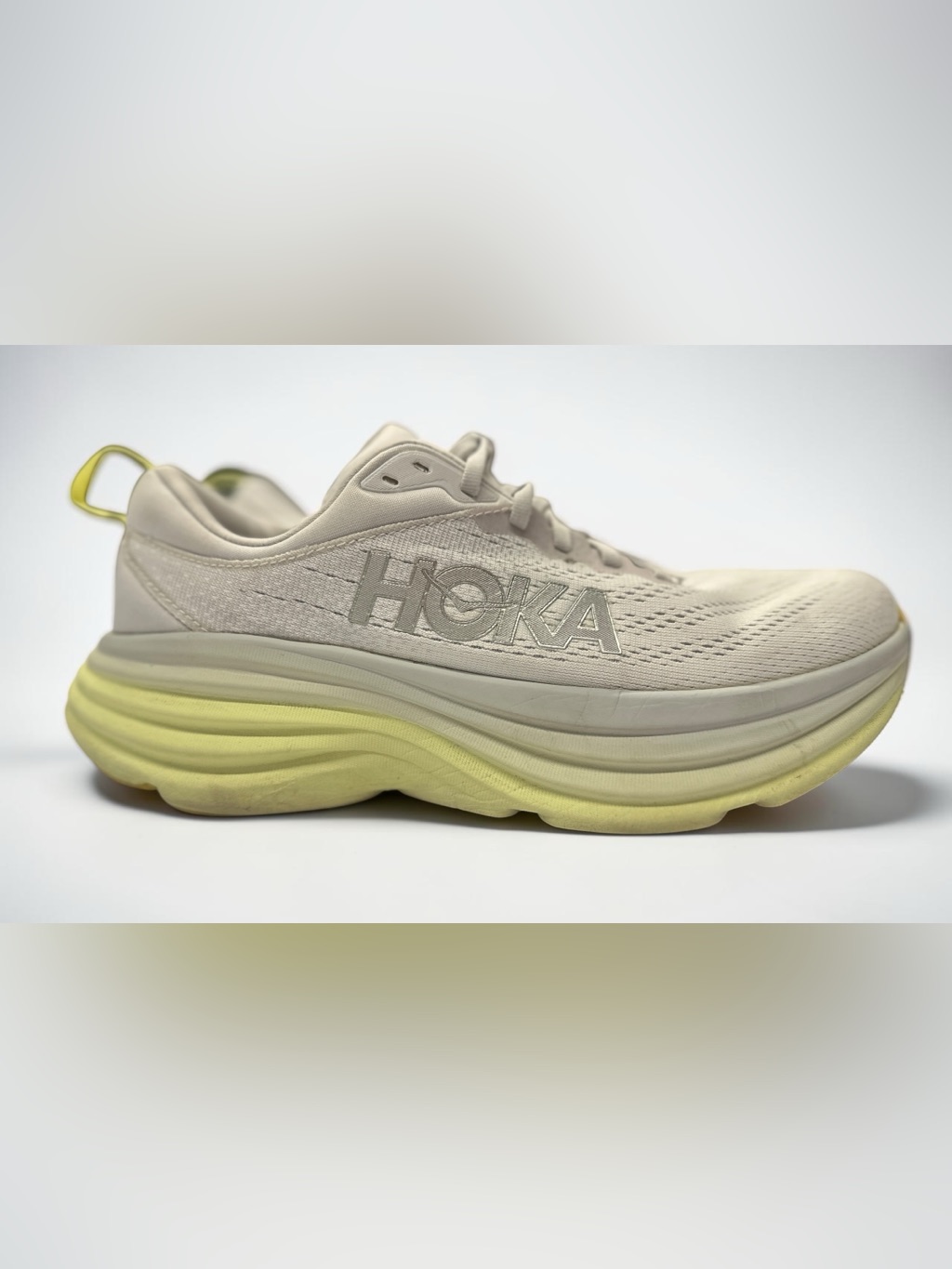Hoka Bondi 8 Nimbus Cloud Luminary Green Women’s Size 8 Walking Running